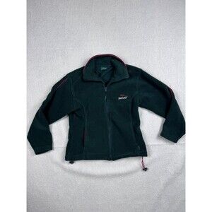 Jaguar Racing Women's Fleece Jacket Green Medium Zipper Pockets